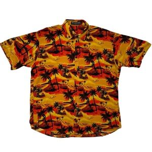 Balenciaga Orange Norm 
Fit Hawaiian‎ Shirt
Second hand